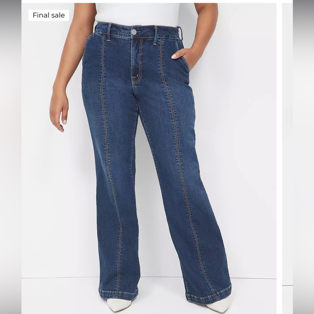 NWT Seven 7 special edition wide leg Denim Jeans - 18